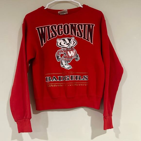 Vintage Wisconsin Badgers Sweatshirt - Picture 1 of 4